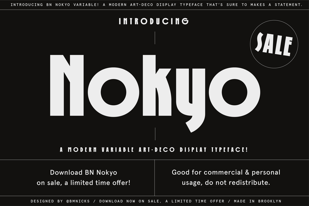 BN Nokyo Variable — Brandon Nickerson Portfolio